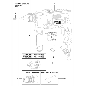 Black&Decker KR604RE Type1